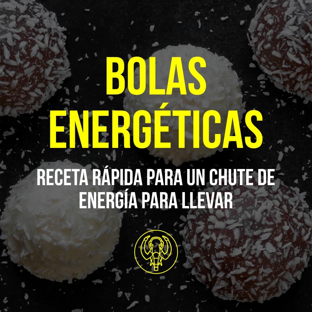 Bolas energéticas: receta rápida para recargar energía donde quieras