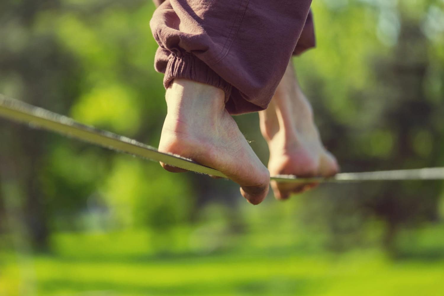 Slacklining: tu entrenamiento de equilibrio para la próxima aventura
